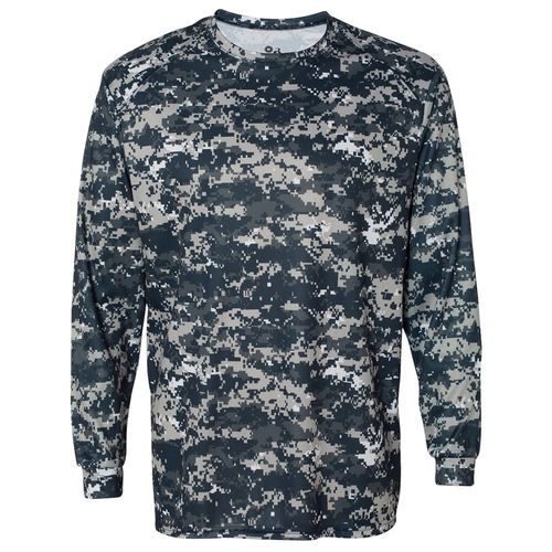 Badger Digital Camo Long Sleeve T-Shirt image thumbnail