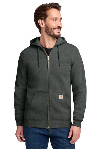 SLA-Carhartt Midweight Hooded Zip-Front Sweatshirt - CTK122 - White image thumbnail