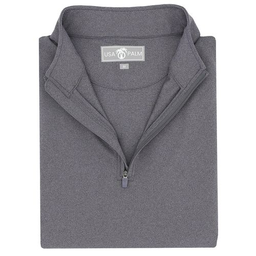 USA Palm Heathered 1/4 Zip image thumbnail