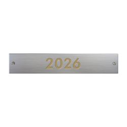 Image of Date Plate for Stainless-Steel Plaque Outdoor Award