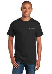 Image of Gildan Cotton T-Shirt Copy (Logo Front and Center Back)