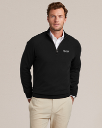 Image of Brooks Brothers® Cotton Stretch 1/4-Zip Sweater