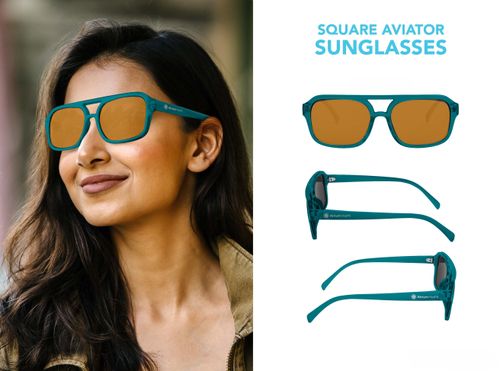 Square Aviator Sunglasses image thumbnail