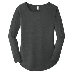 Image of District Made Ladies Perfect Tri Long Sleeve Tunic Tee