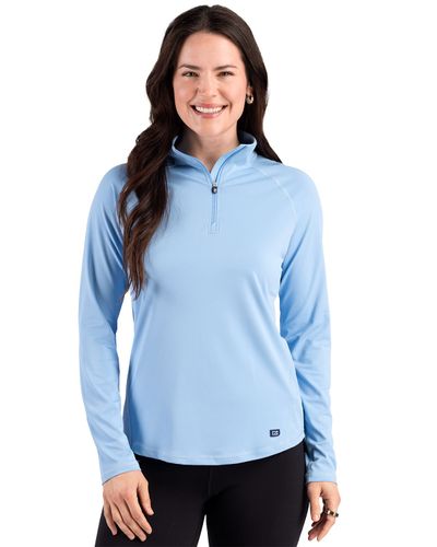Cutter & Buck Prospect Recycled Featherlight Stretch Womens Quarter Zip image thumbnail