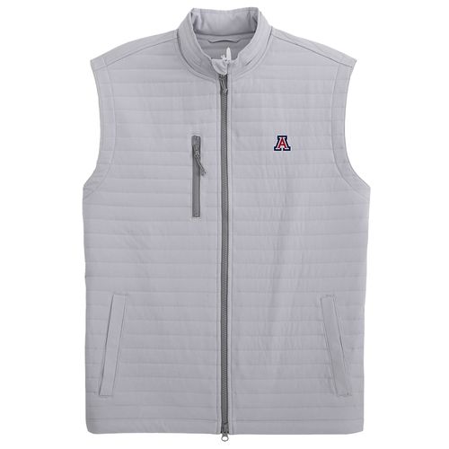 Men’s Johnnie-O University of Arizona Crosswind Quilted Performance Vest  image thumbnail