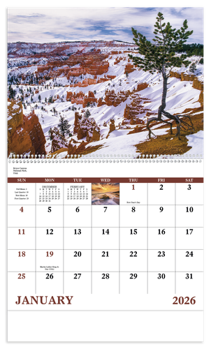 Good Value™ Landscapes of America - Spiral Calendar 7001 Copy (2) image thumbnail