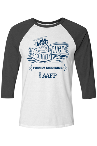 Unisex Three-Quarter Sleeve Baseball Tee - Best Specialty Logo - DTG image thumbnail