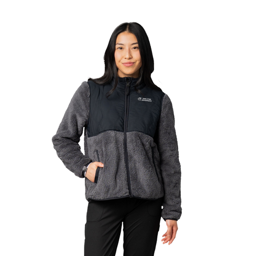 Women's Quilted Teddy Fleece Jacket image thumbnail