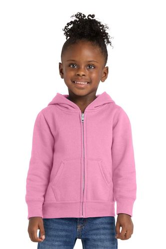 Port & Co Toddler Core Fleece Full-Zip Hooded Sweatshirt image thumbnail