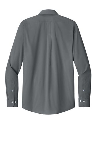Brooks Brothers Wrinkle-Free Stretch Pinpoint Spread Collar Shirt BB18012 image thumbnail