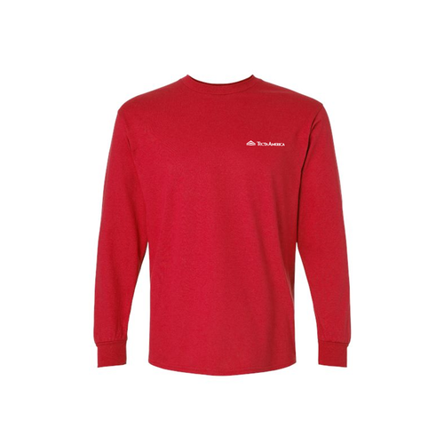 Gildan Unisex Long Sleeve T-Shirt Copy (Logo Front and Back) image thumbnail