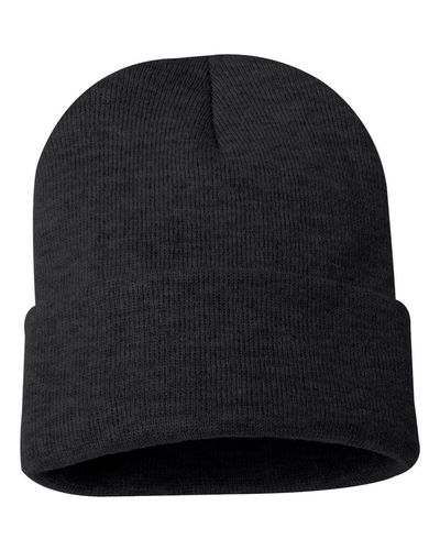 12" Solid Cuffed Beanie - SP12 image thumbnail
