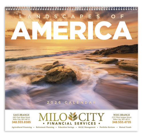 Good Value™ Landscapes of America - Spiral Calendar 7001 Copy (2) image thumbnail