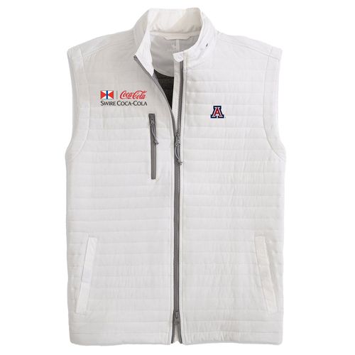 Men’s Johnnie-O University of Arizona Crosswind Quilted Performance Vest  image thumbnail