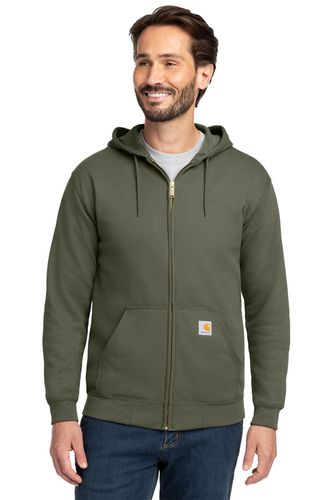 SLA-Carhartt Midweight Hooded Zip-Front Sweatshirt - CTK122 - White image thumbnail
