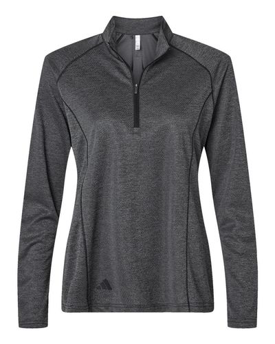Women's Space Dyed Quarter-Zip Pullover - A594 image thumbnail