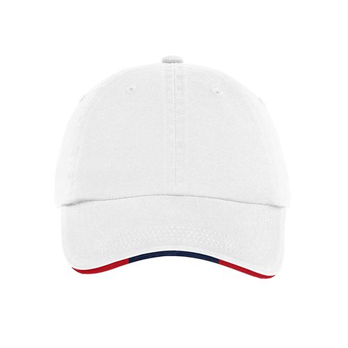 Port Authority Sandwich Bill Cap with Striped Closure image thumbnail