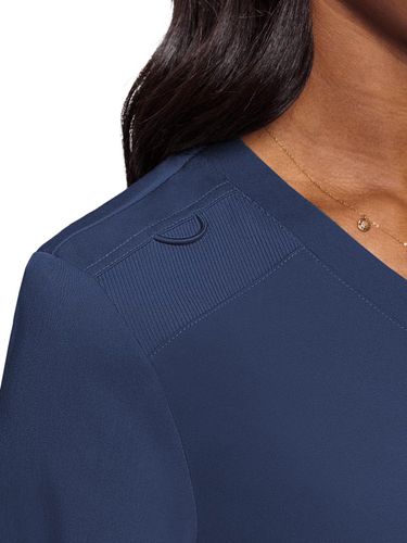 Med Couture - MC Touch - Women's 1-Pocket V-Neck Top  image thumbnail
