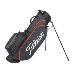 Image of Titleist Players 4 Stand Bag - Black/Black/Red