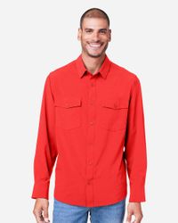 Image of Men's Ultra UVP® Marina Long Sleeve Shirt