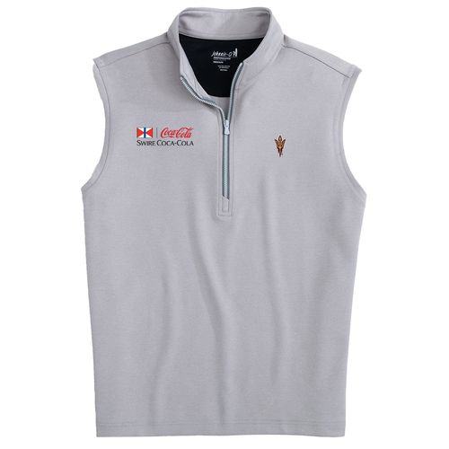 Men’s Johnnie-O Arizona State Daves Performance ¼ zip Vest (Sparky Logo)  image thumbnail