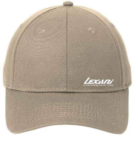 Lexani Six-Panel Twill Cap Khaki image thumbnail