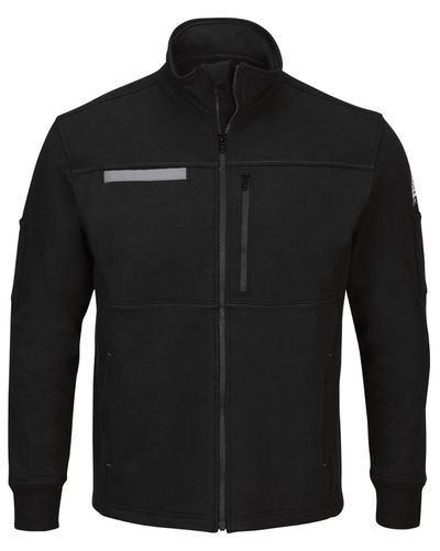Zip Front Fleece Jacket-Cotton /Spandex Blend - SEZ2 image thumbnail