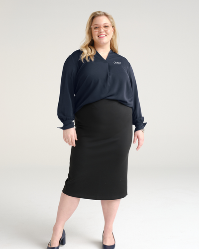 Brooks Brothers Open Neck Satin Blouse image thumbnail