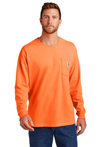 Carhartt Workwear Pocket Long Sleeve T-Shirt. CTK126 image thumbnail