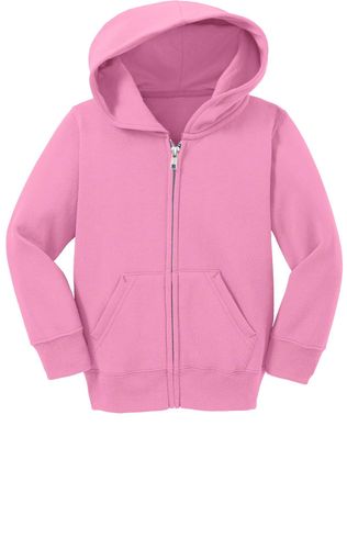 Port & Co Toddler Core Fleece Full-Zip Hooded Sweatshirt image thumbnail