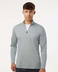 Image of Men's Pro-Lock Performance Mélange Quarter-Zip Pullover