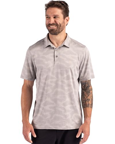 Cutter & Buck Coastline Recycled Double Peached Camo Print Mens Polo MCK01359.444  image thumbnail