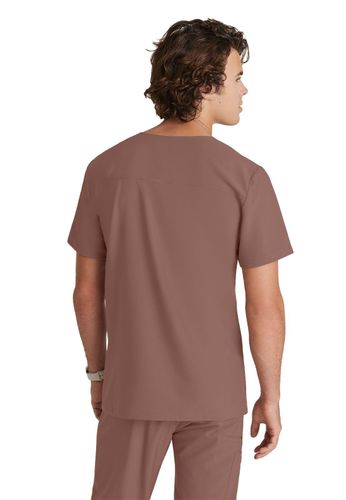 Grey's Anatomy - Men's 1-Pocket V-Neck Journey Scrub Top image thumbnail