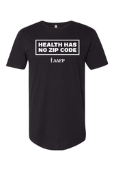 Image of Next Level Apparel Cotton Long Body Tee - Zip Code Logo - DTG
