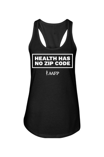 Women's Ideal Racerback Tank - Zip Code Logo - DTG image thumbnail