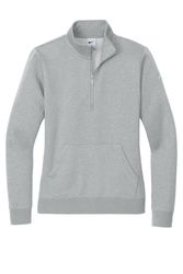 Image of Nike Women's Club Fleece Sleeve Swoosh 1/2-Zip NKDX6720