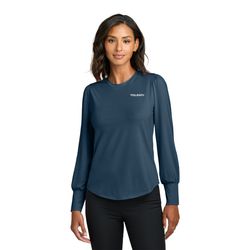 Image of Women's Stretch Jersey Blouson Top