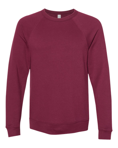 UNISEX Bella Sponge Fleece Raglan Crewneck Sweatshirt - 3901_1Clr Front image thumbnail