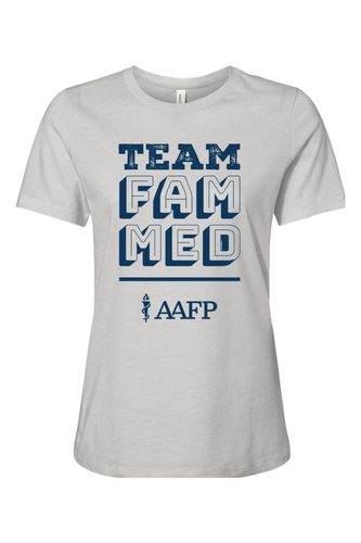 Women's Relaxed Jersey Short Sleeve Tee - Team Fam Med Logo - DTG image thumbnail
