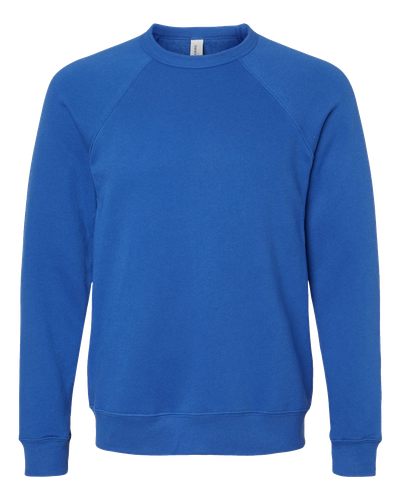 UNISEX Bella Sponge Fleece Raglan Crewneck Sweatshirt - 3901_1Clr Front image thumbnail