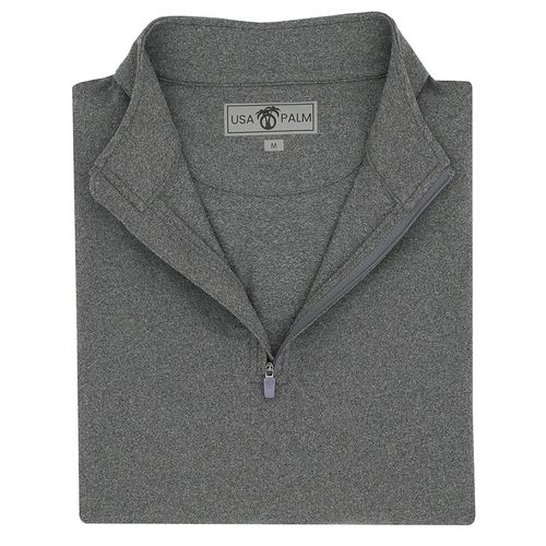 USA Palm Heathered 1/4 Zip image thumbnail