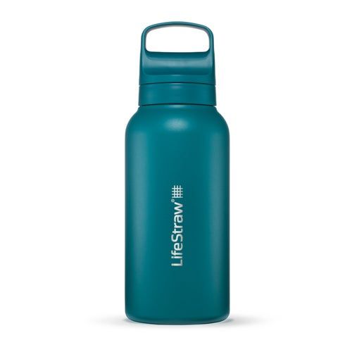 (Min 25) LifeStraw Go 1L Stainless Steel Filtered Water Bottle IMPRINTABLE image thumbnail