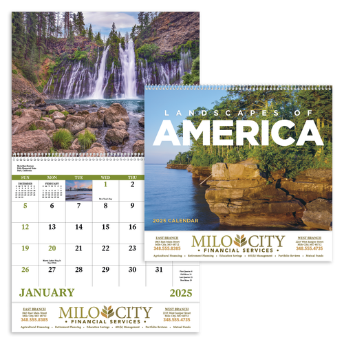 Good Value™ Landscapes of America - Spiral Calendar 7001 Copy (2) image thumbnail