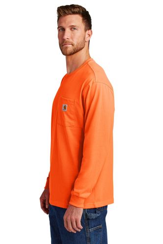 Carhartt Workwear Pocket Long Sleeve T-Shirt. CTK126 image thumbnail