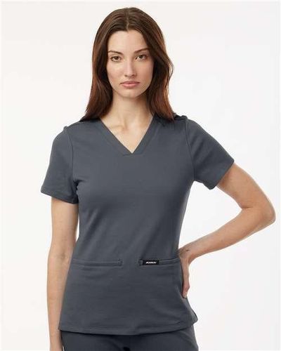 Jaanuu Women's Cesi Ultrasoft Scrub V-Neck Top image thumbnail