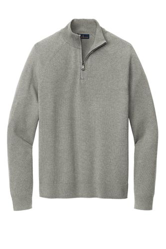 Brooks Brothers Cotton Stretch 1/4-Zip Sweater image thumbnail