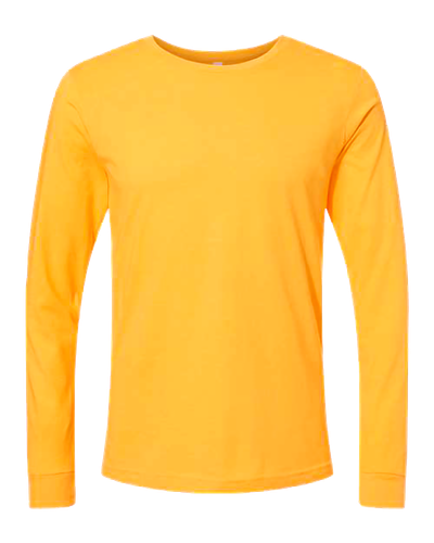 UNISEX Bella Heather CVC Long Sleeve Tee - 3501CVC_1Clr Front image thumbnail