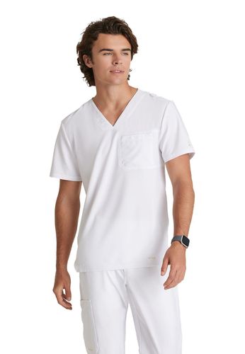 Grey's Anatomy - Men's 1-Pocket V-Neck Journey Scrub Top image thumbnail