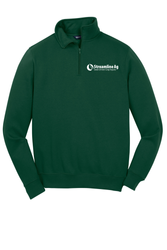 Image of SLA-Sport-Tek 1/4-Zip Sweatshirt - ST253 - White